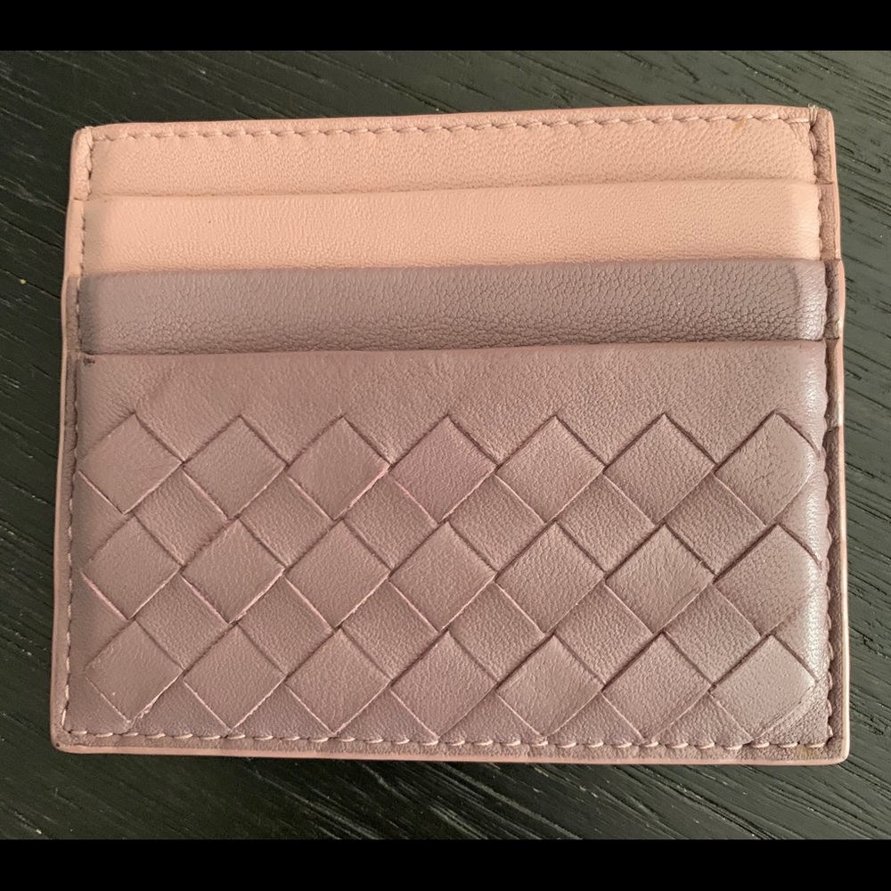 Bottega Veneta Intrecciato Card Case Wallet